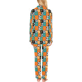 Western Patchwork Women's Western Pajama Set