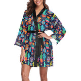 Crazy Cactus Lady Women's Lounge Kimono Robe