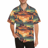 Retro Desert Men's Western Camp Shirt