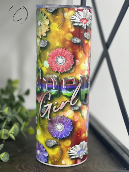 Groovy Jeep Girl 20oz Skinny Tumbler