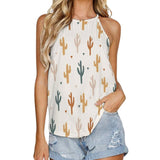 Cactus Print Tank Top