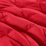 Outdoor Camping Wearable Blanket Goose Feather & Down, Red