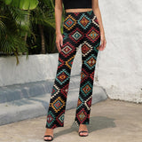 Colorful Aztec Flare Pants