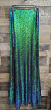 Excalibur Mermaid Sequin Maxi Skirt