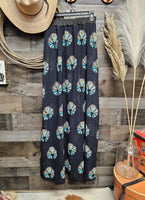 Turquoise Naja Beach Maxi Skirt