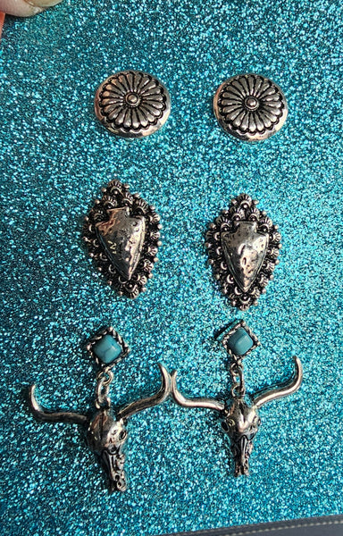 Set of 3 pair Earrings