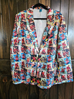 Cowboy Collage Women's Western Blazer