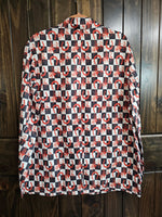 Checkered Rodeo Women's Western Blazer