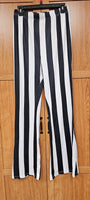 Beetlejuice Striped Flare Pants