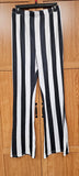 Beetlejuice Striped Flare Pants