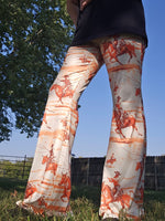 Retro Western Flare Pants