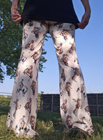 Vintage Rodeo Cowgirl Flare Pants