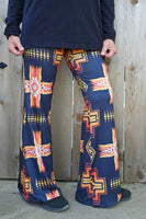 Fire Aztec Flare Pants