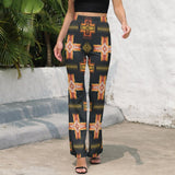 Fire Aztec Flare Pants