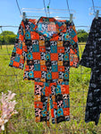 Western Patchwork Girl's Western Pajama Set