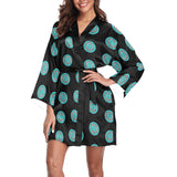 Turquoise Concho Women's Lounge Kimono Robe