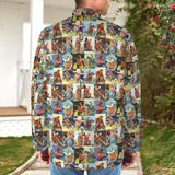 Cowboy Collage Men's Western Blazer