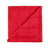 Outdoor Camping Wearable Blanket Goose Feather & Down, Red