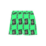 Women's Neon Yeehaw Beach Board Shorts