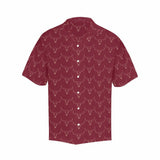 Burgandy Longhorn Men's Western Camp Shirt