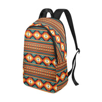 Orange Aztec Backpack