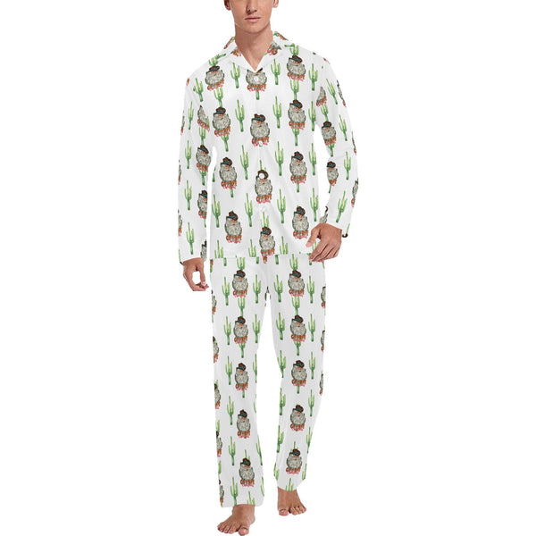 Cowboy Christmas Men's Western Pajama Set