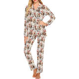 Western Santa Christmas Women's Pajama Set