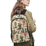 Floral Boots Cactus Backpack