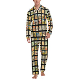 Western Collage Men's Pajama Set