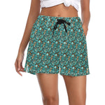 Women's All Turquoise Beach Board Shorts