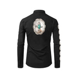 Turquoise Concho Men's Western Button Up