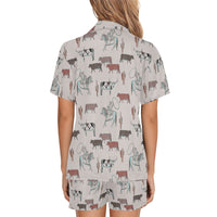 Cattle Drive Women's Western Pajama Set