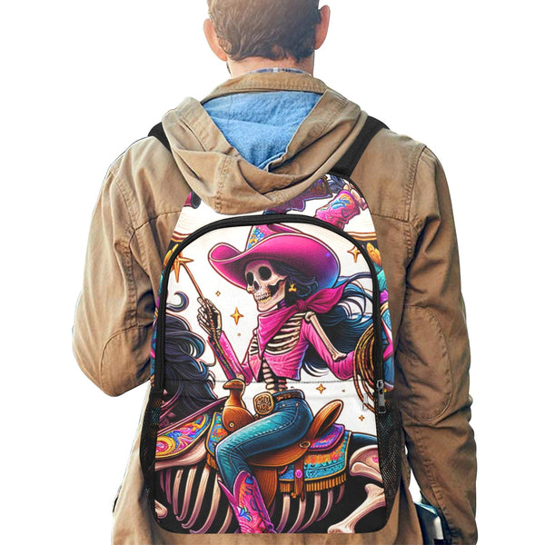 Skeleton Cowgirl Backpack