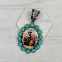 Vintage Cowgirl Pendant