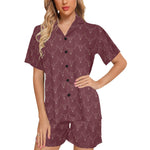 Longhorn Skull Women's Western Pajama Set