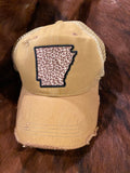 Arkansas Leopard Cap Six Colors Bulk