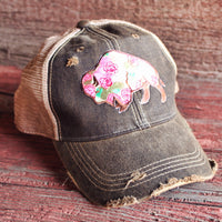 Buffalo Rose Cap Five Colors Bulk