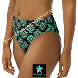 Yeehaw Turquoise Aztec Bikini Bottom