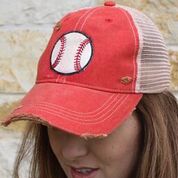 Distressed Baseball Cap Choose from 10 Colors