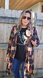 Fire Aztec Lightweight Cardigan