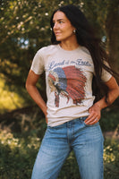 Land of the Free Tee- Embellished