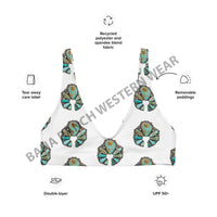 Yeehaw Turquoise Naja Bikini Top