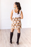 Rio Rancho Aztec Faux Suede Skirt