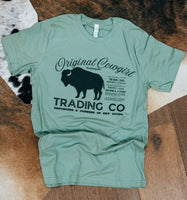 Original Cowgirl Trading Co Tee-Sage