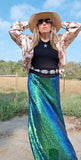 Excalibur Mermaid Sequin Maxi Skirt