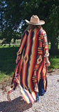 Southwestern Aztec Long Shirt Dress Duster