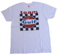 Gulf - Team Gulf Tee with Checkered Square Background