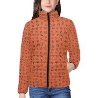 Rust Cattle Brands Women's Puffy Bomber Jacket