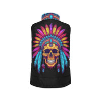 Indian Skull Women's Puffy Vest