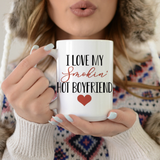 I Love My Smokin’ Hot Husband/Boyfriend 15 oz Mug